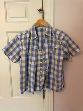 Picnic-core Checked “Double” Button-Up Shirt - Vintage